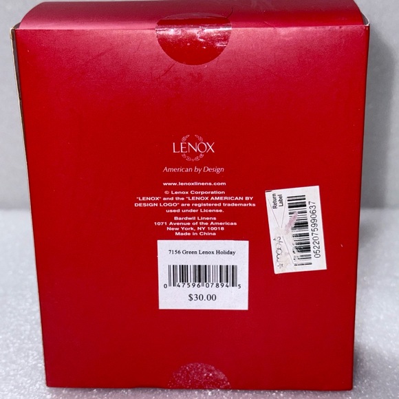 Lenox Christmas 3 Set of 4 Holly Berry Napkin Rings #7156 - Picture 8 of 8